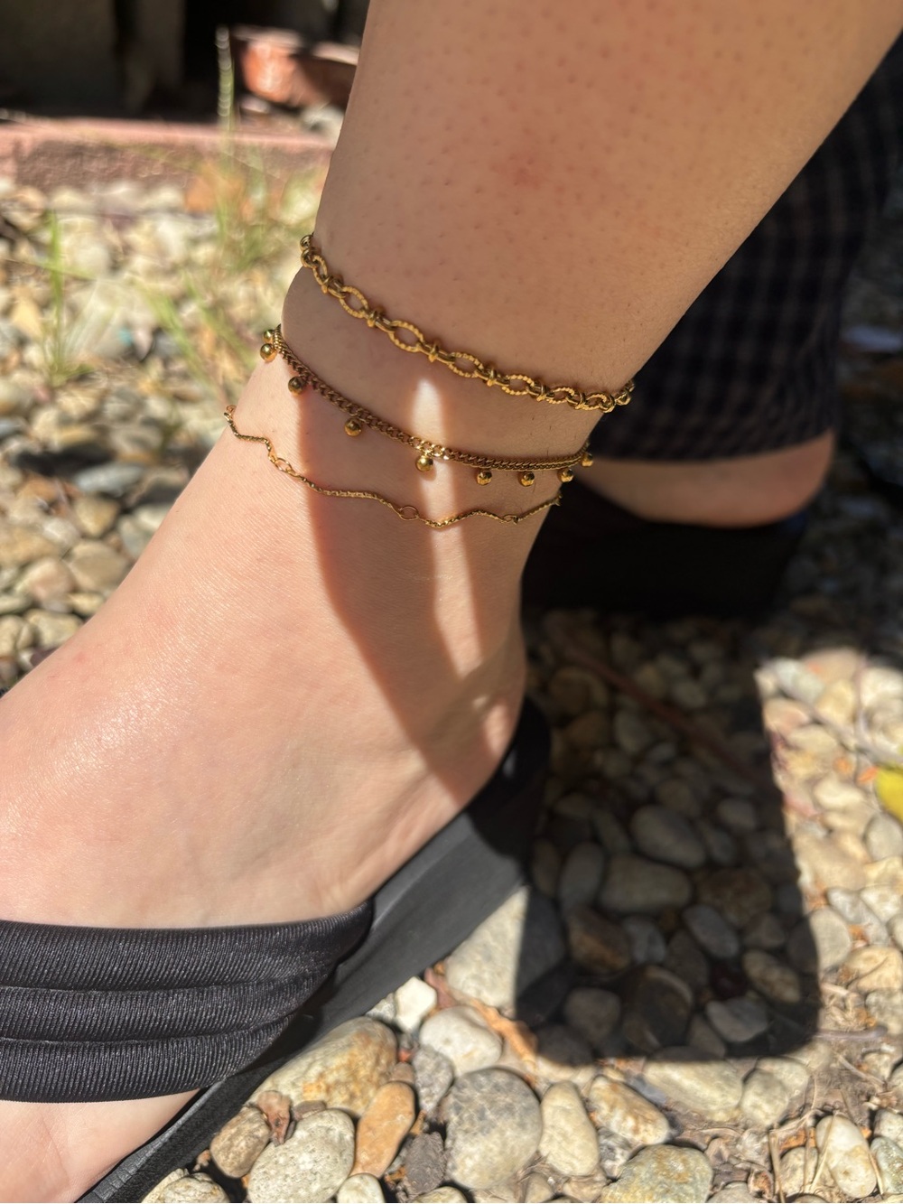 Gold Tone anklets or bracelets